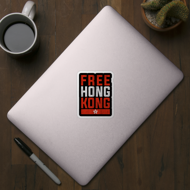Free Hong Kong Pro Democracy by TextTees